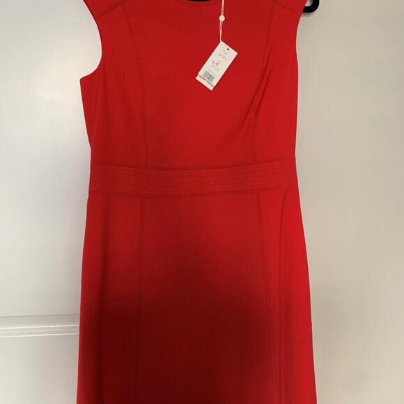 BNWT- Tory Burch Megan Dress - Red sz 12 - Picture 3 of 6